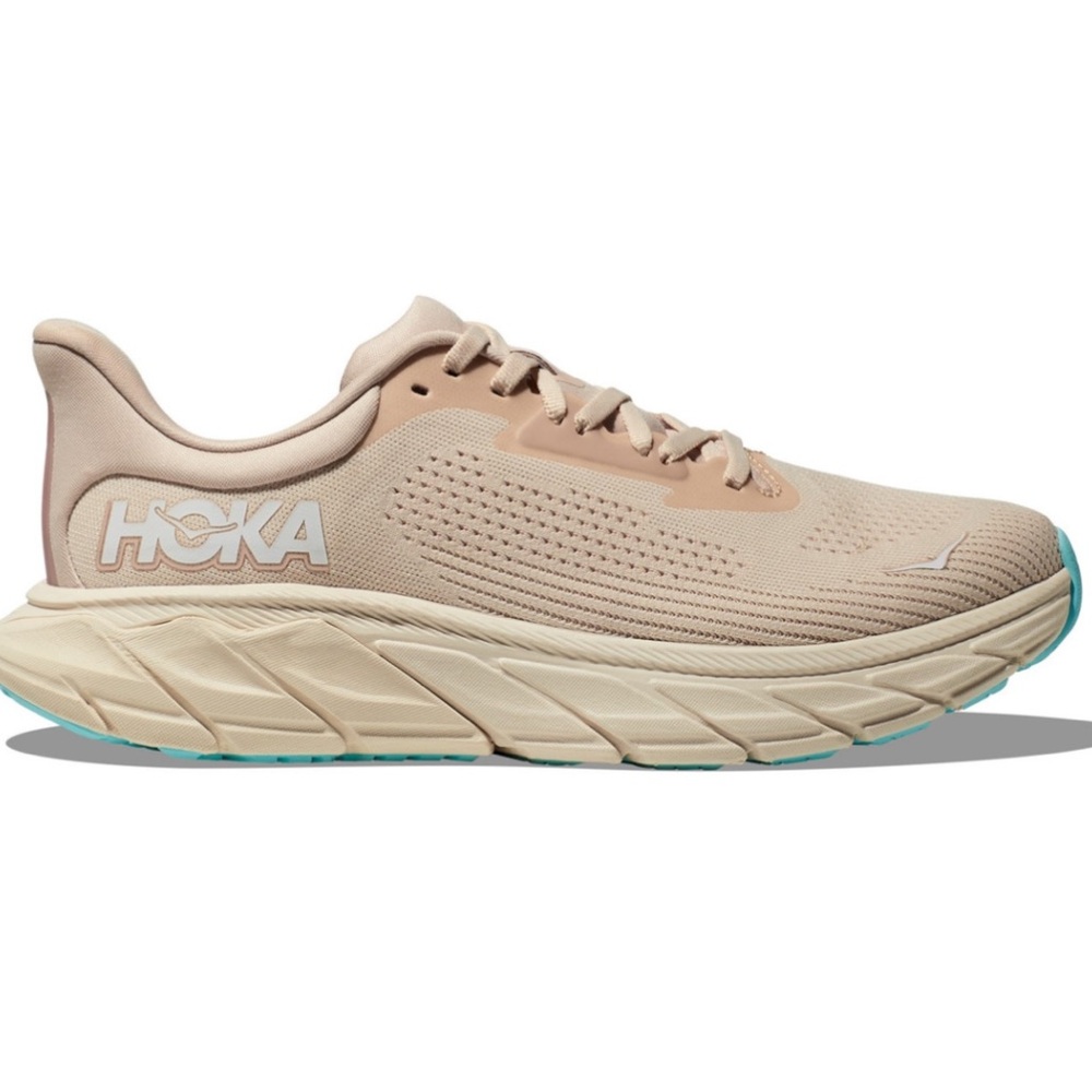HOKA Women's Arahi Vanilla/Cream Running Shoes women’s size 9B